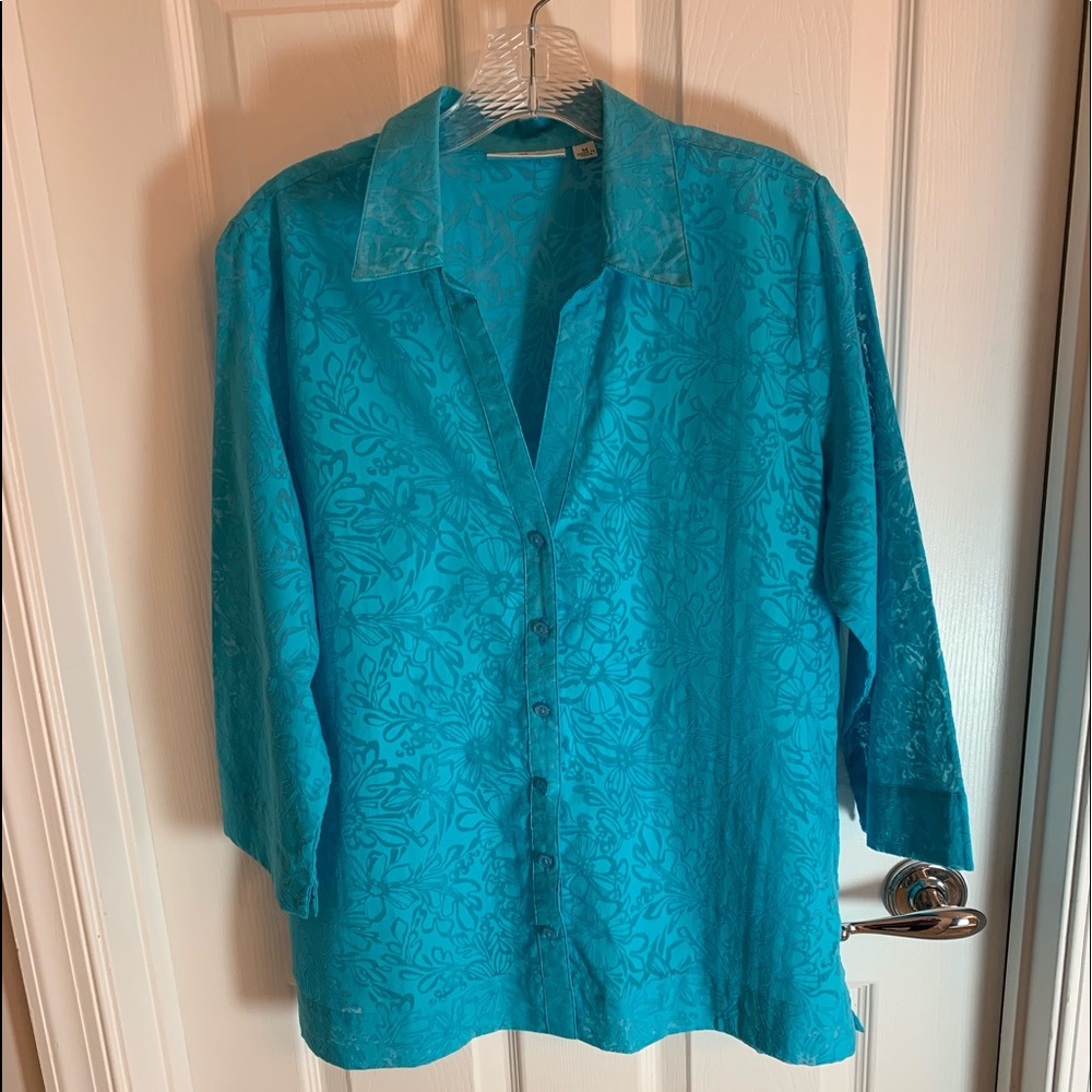 Studio Works Burnout Blouse